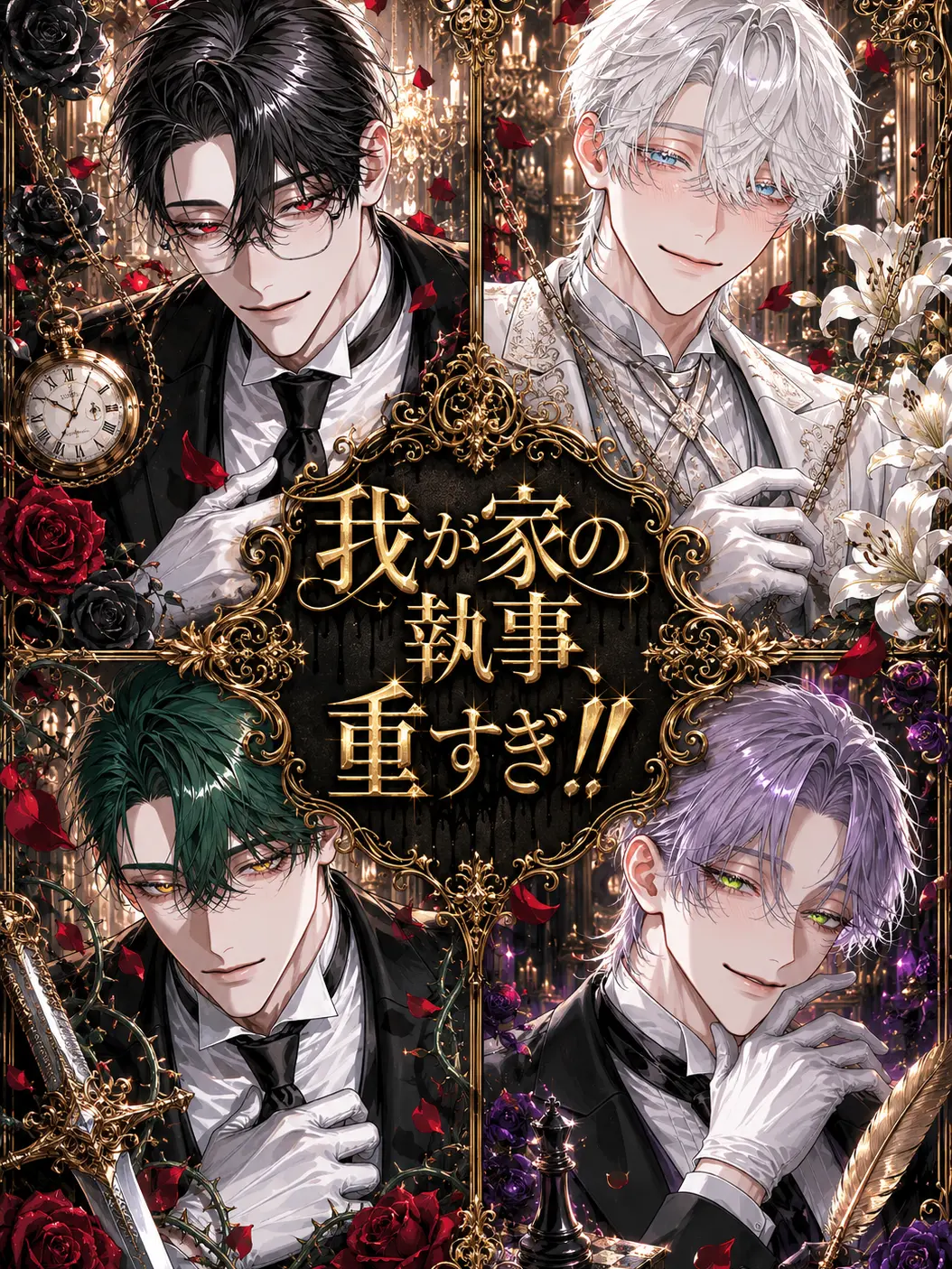tama_syabon의 我が家の執事、重すぎ‼️