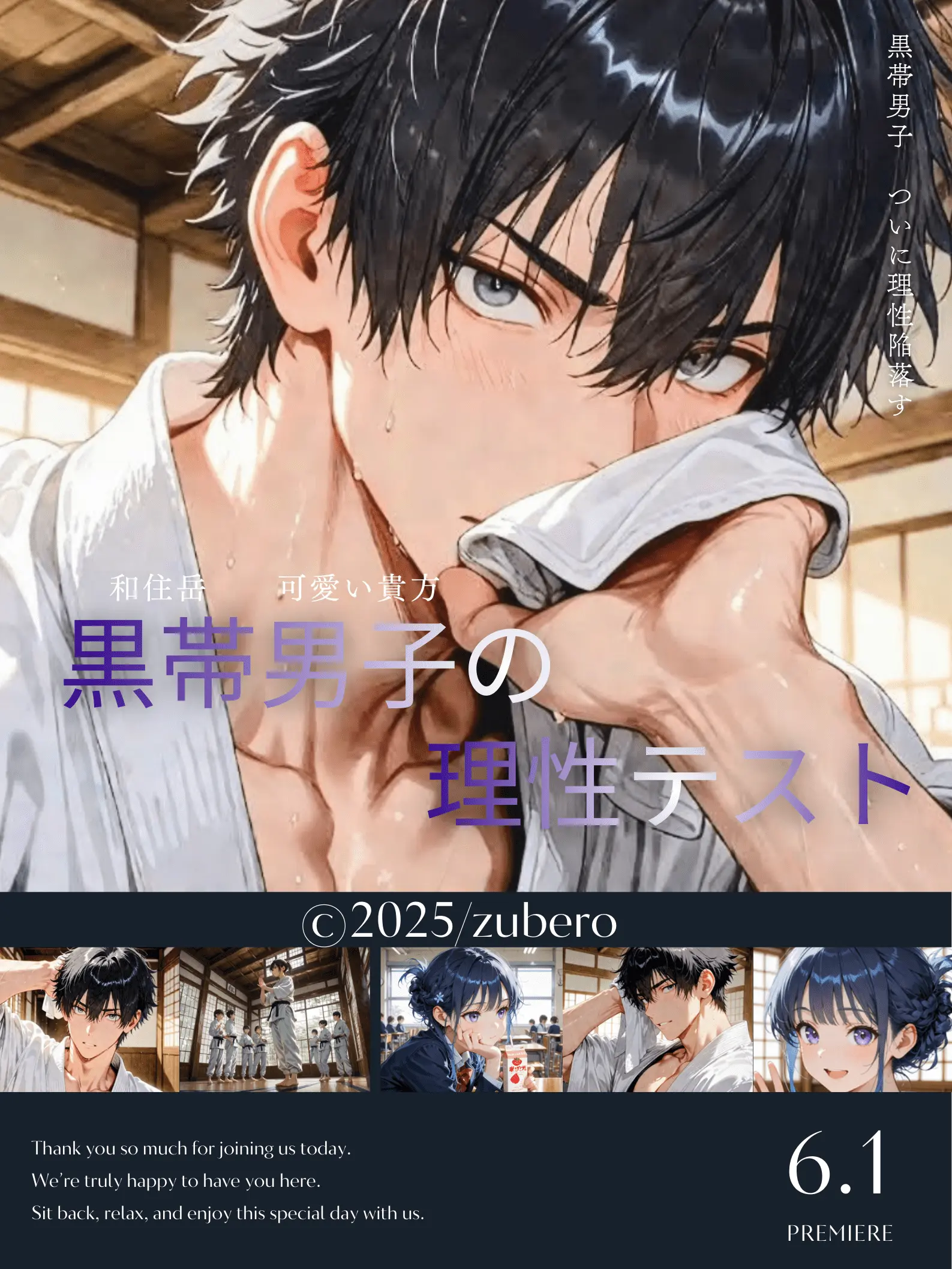 zuberoppicheese의 黒帯男子の理性テスト