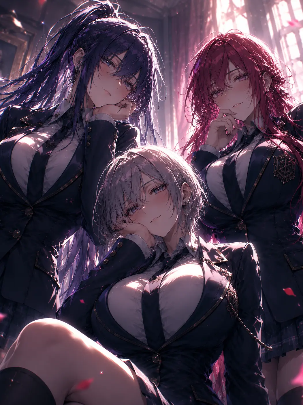 PinkSitar9553의 高身長王子様イケメン系女子3人