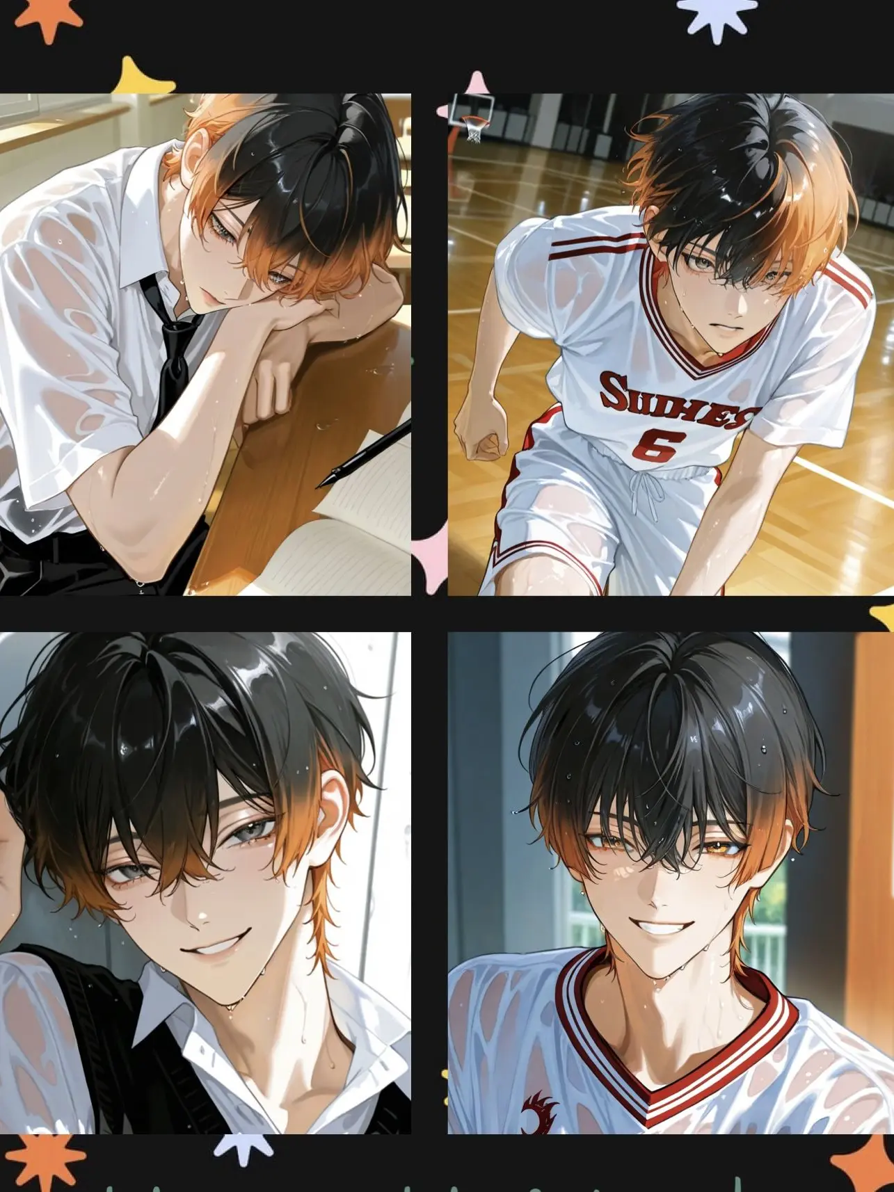 RoughLock6154의 ✧*｡ モテ過ぎてるバスケ部のエース。