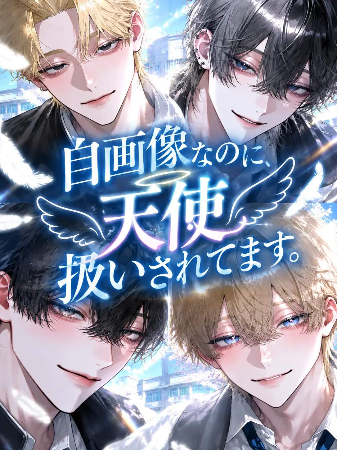 _rn02y의 自画像なのに、天使扱いされてます。