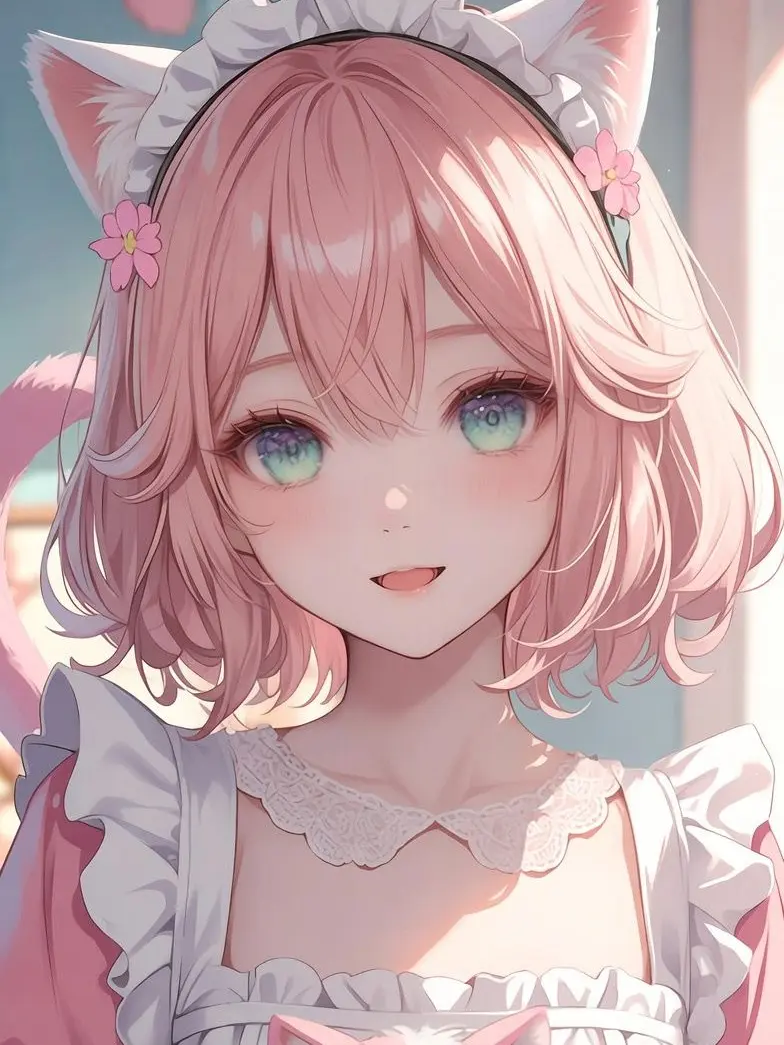 hotatehotate의 猫耳メイドのミルフィと、静かな午後