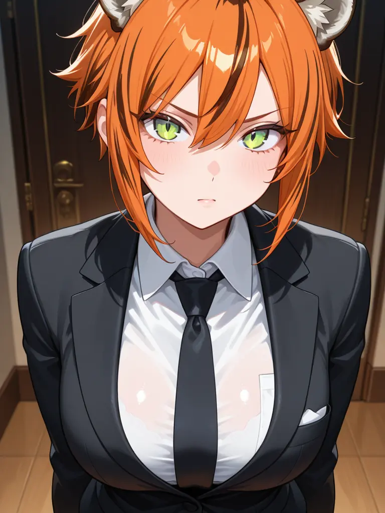 07214519의 虎の獣人のボーイッシュ執事