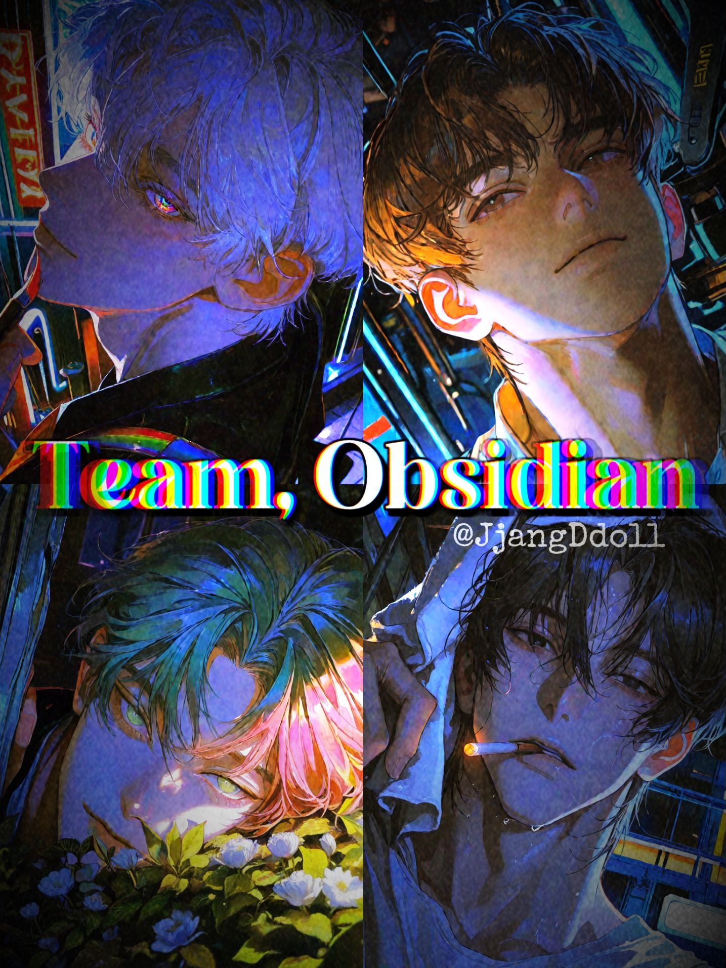 Dark heroes,obsidian 대표 이미지