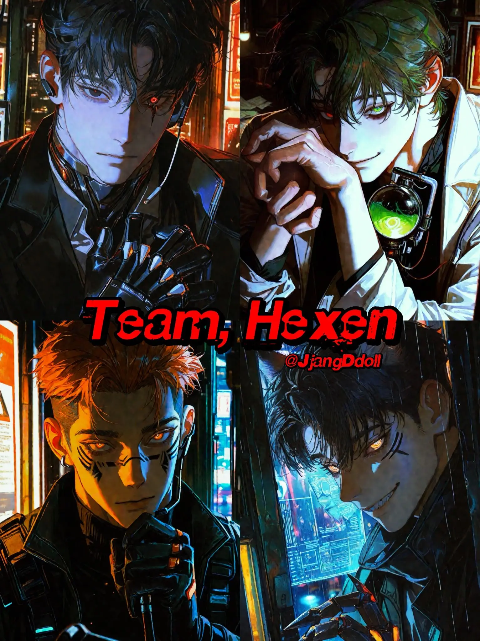 JjangDdoll의 Villain Team, Hexen