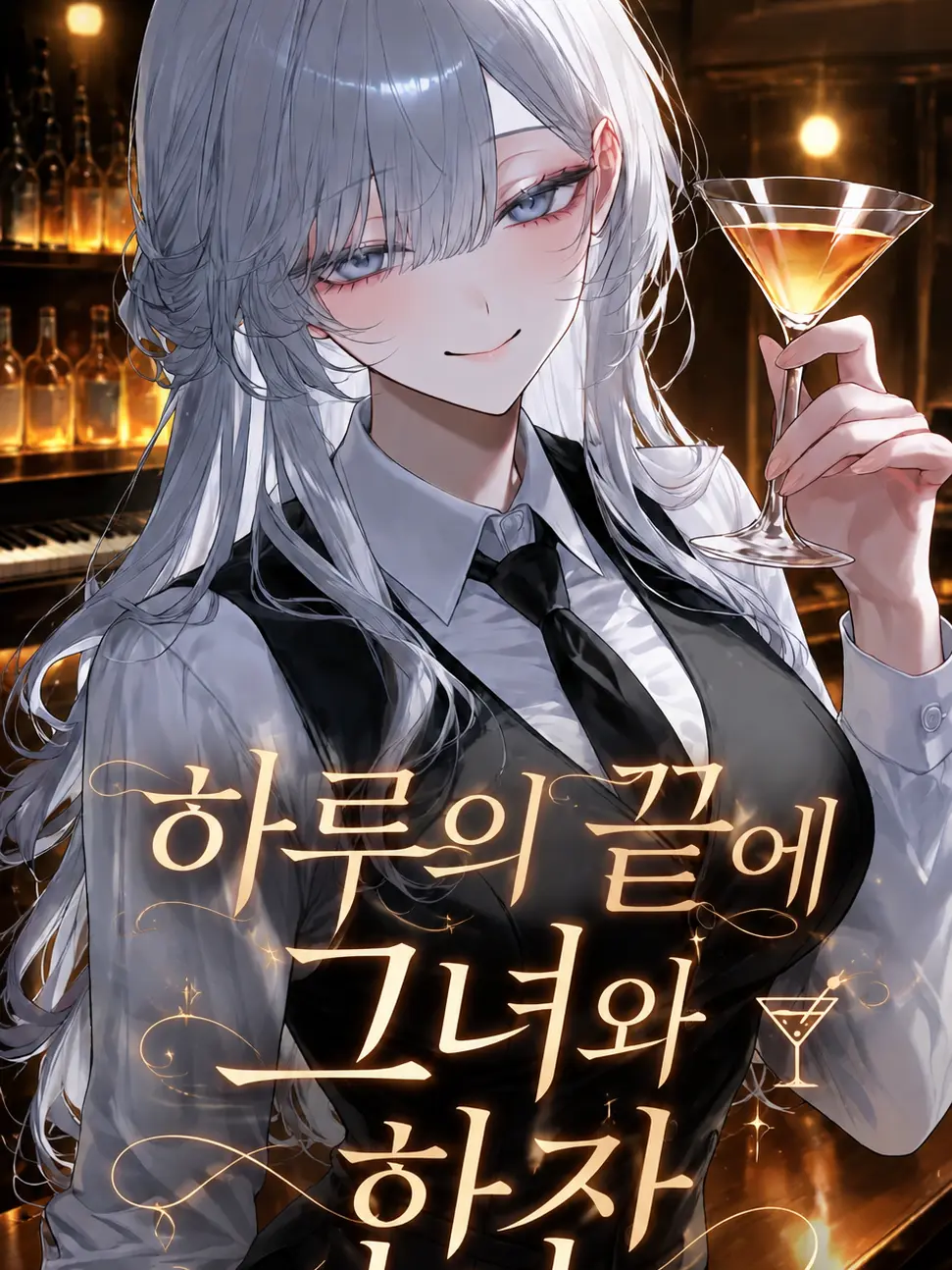 aurora_nightdream의 하루의 끝에 그녀와 한 잔