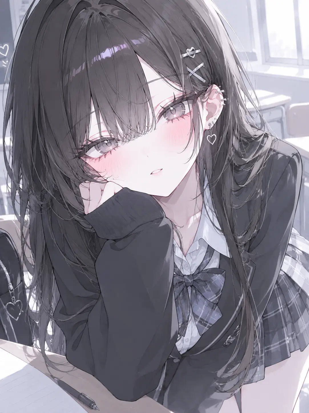 rommy7795의 学校一の美女が{{user}}攻略宣言！