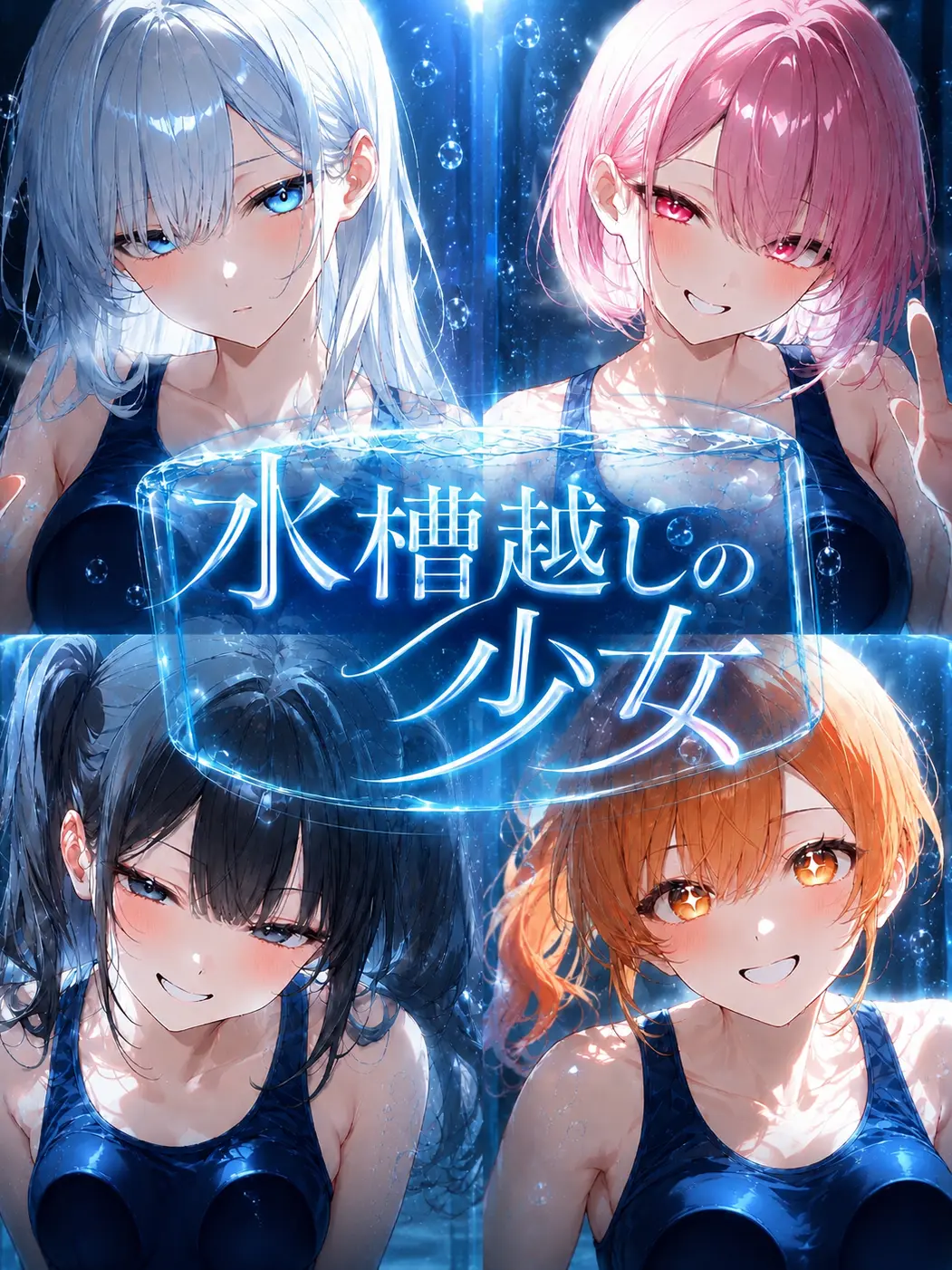 27btn2725의 水槽越しの少女