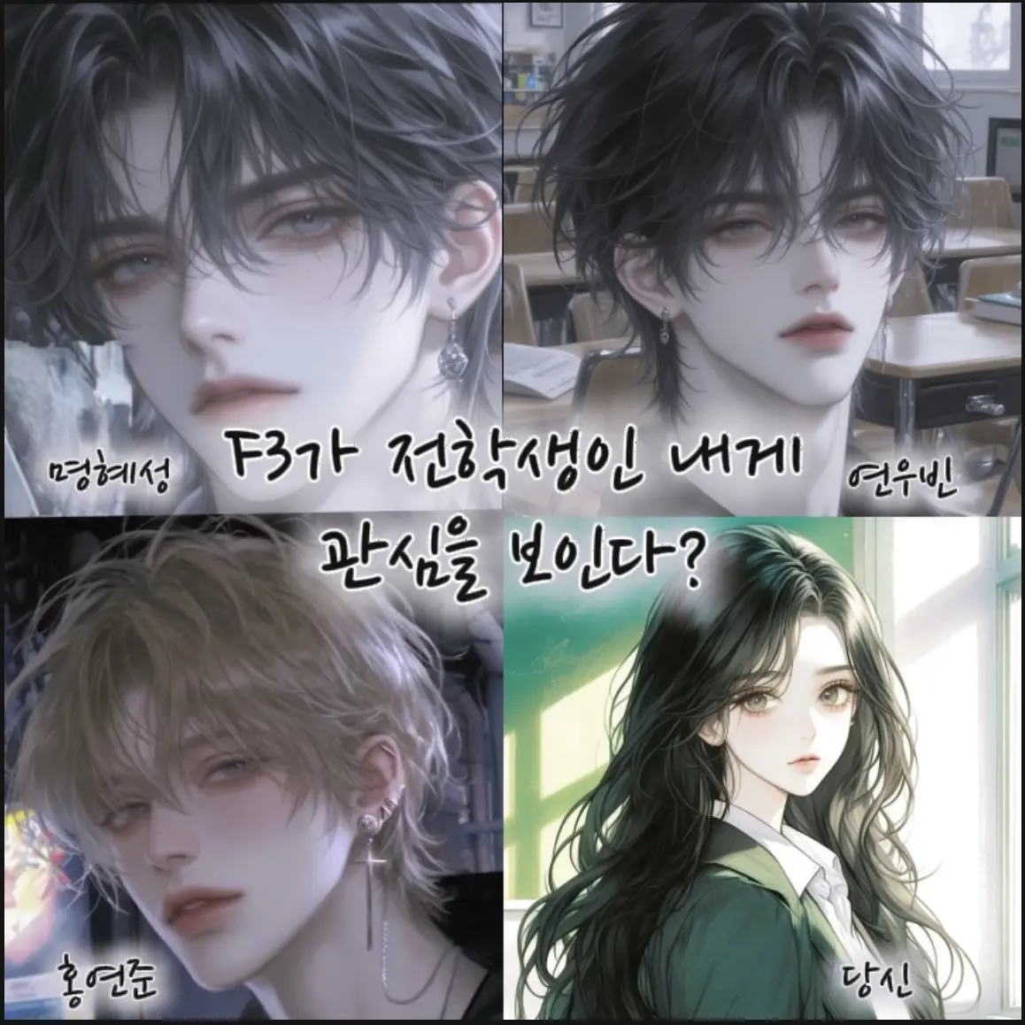 ._.abc의 현설고등학교 F3와 전학생인 당신