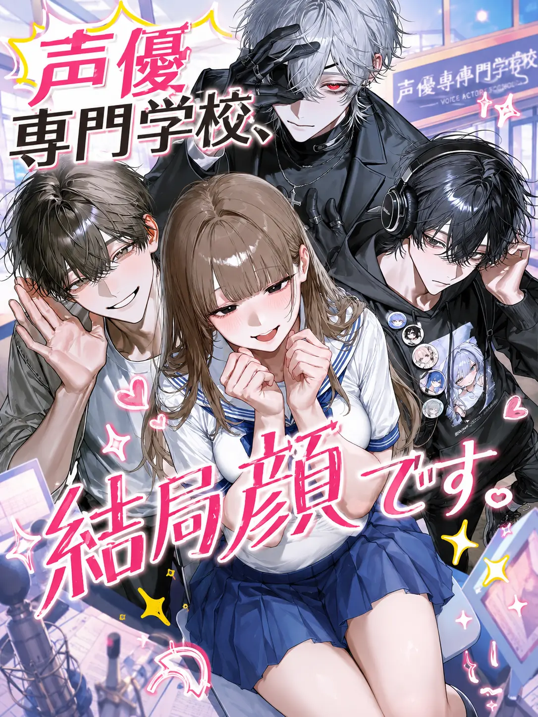 Mazirabu_doseiheki의 声優専門学校、結局顔です。