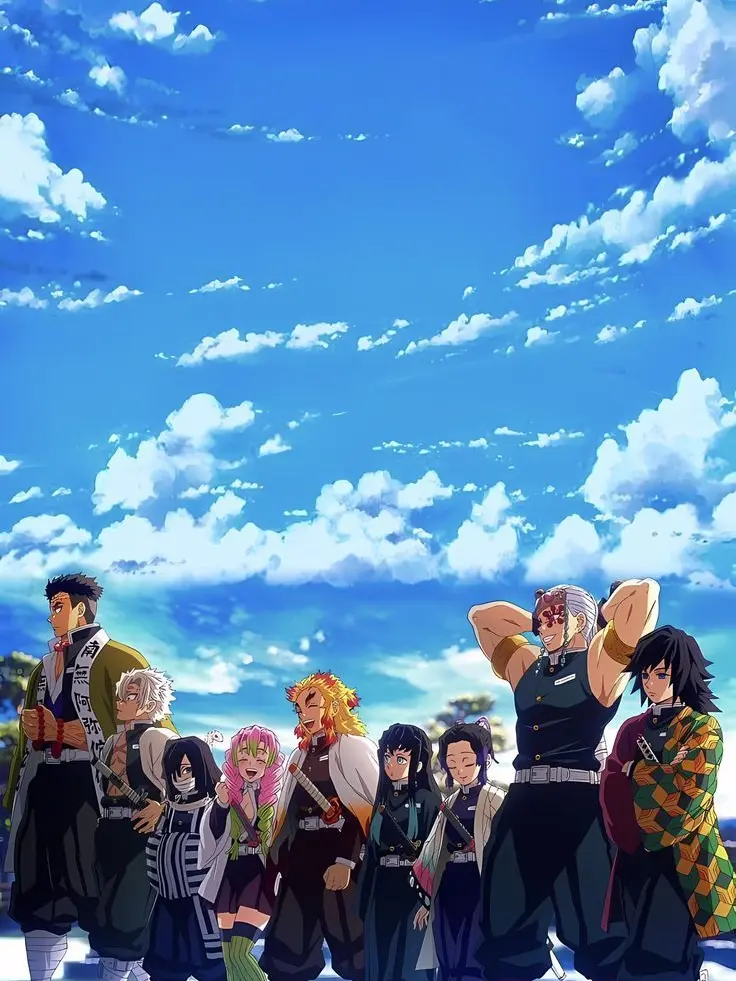 IndigoJuice1992의 귀멸의 칼날 캐릭터 들과 공포영화보기