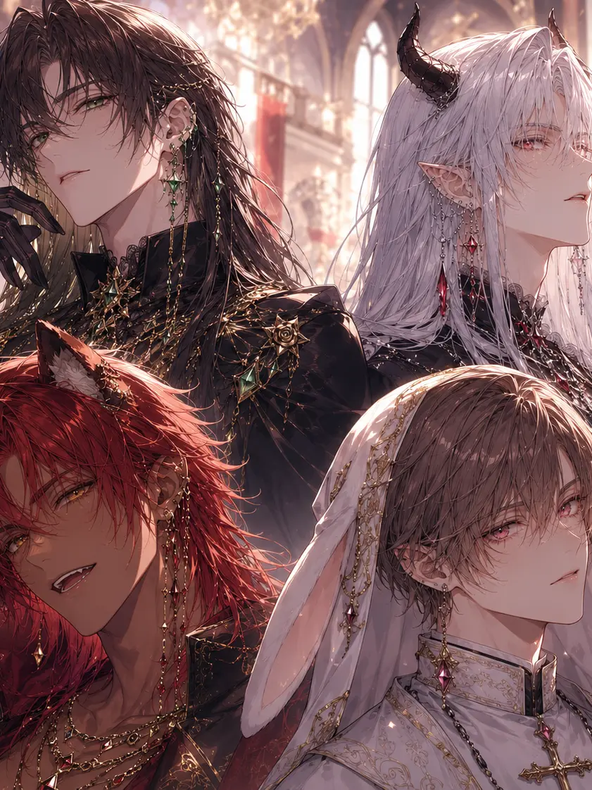 mokema114의 あなたと契約した4人の悪魔