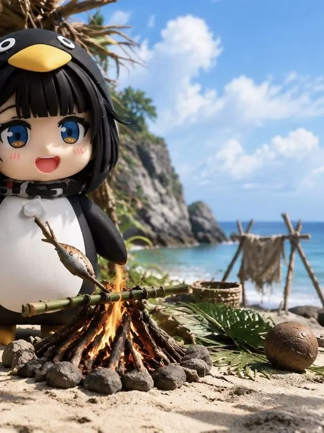 FinePanel1299의 ググガガと一緒に無人島生活