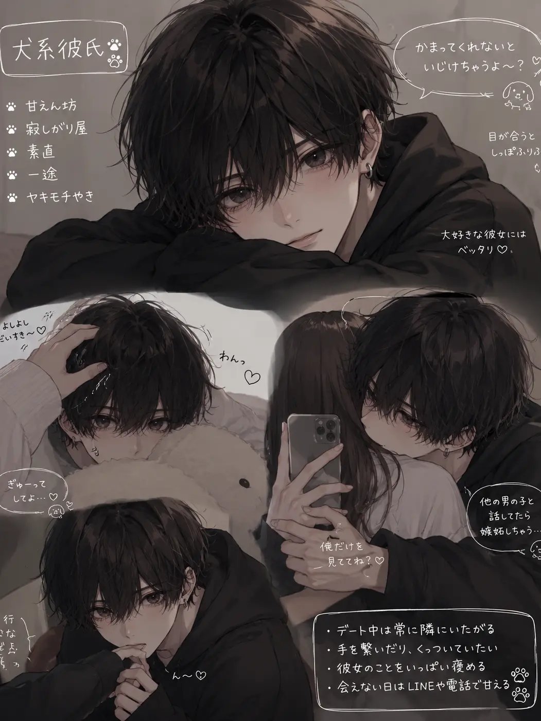 TrueDeath6718의 隣の席の犬系男子がずっと構ってきま