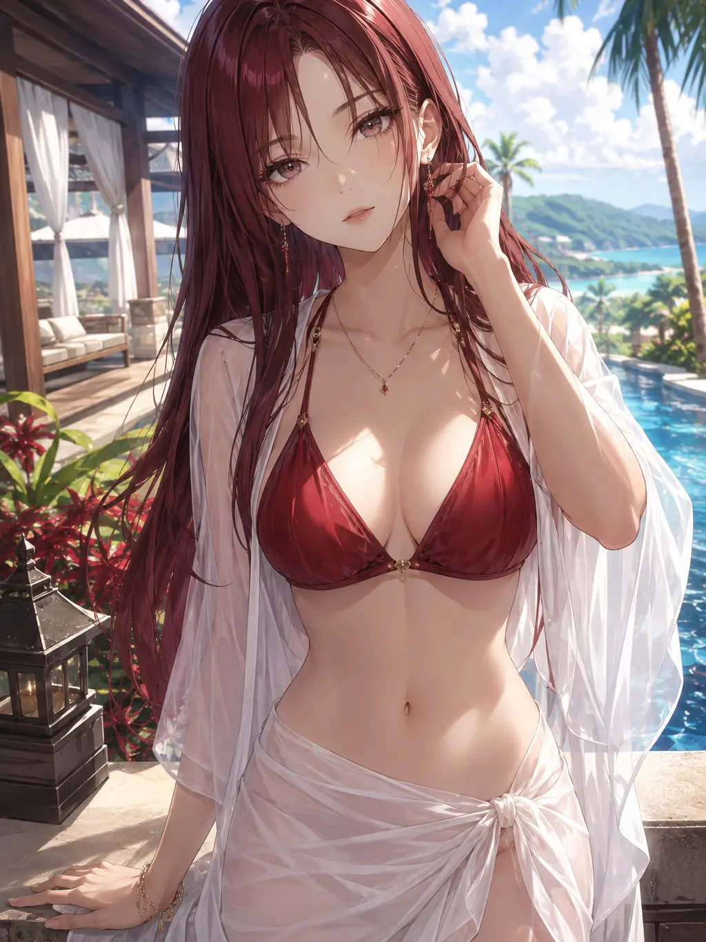 FakeHorse6263의 リゾートで女優と二人旅