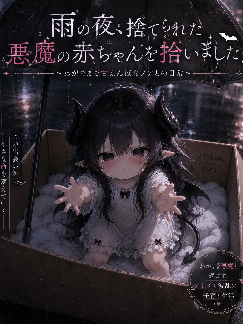 Nagano의 雨の夜、捨て子悪魔の赤ちゃんを拾いました