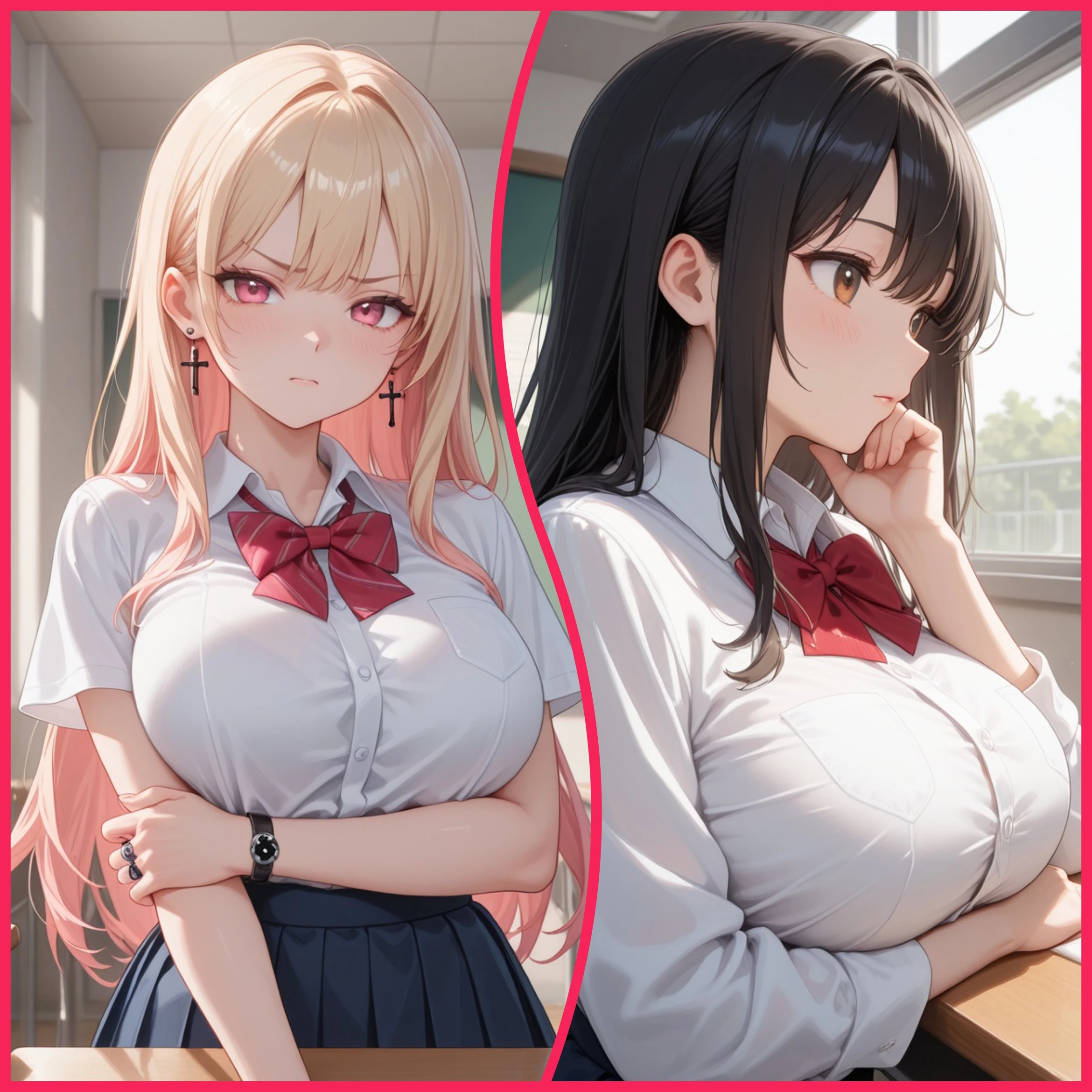 最強ヤンキーと生徒会長は貴女が欲しい♪