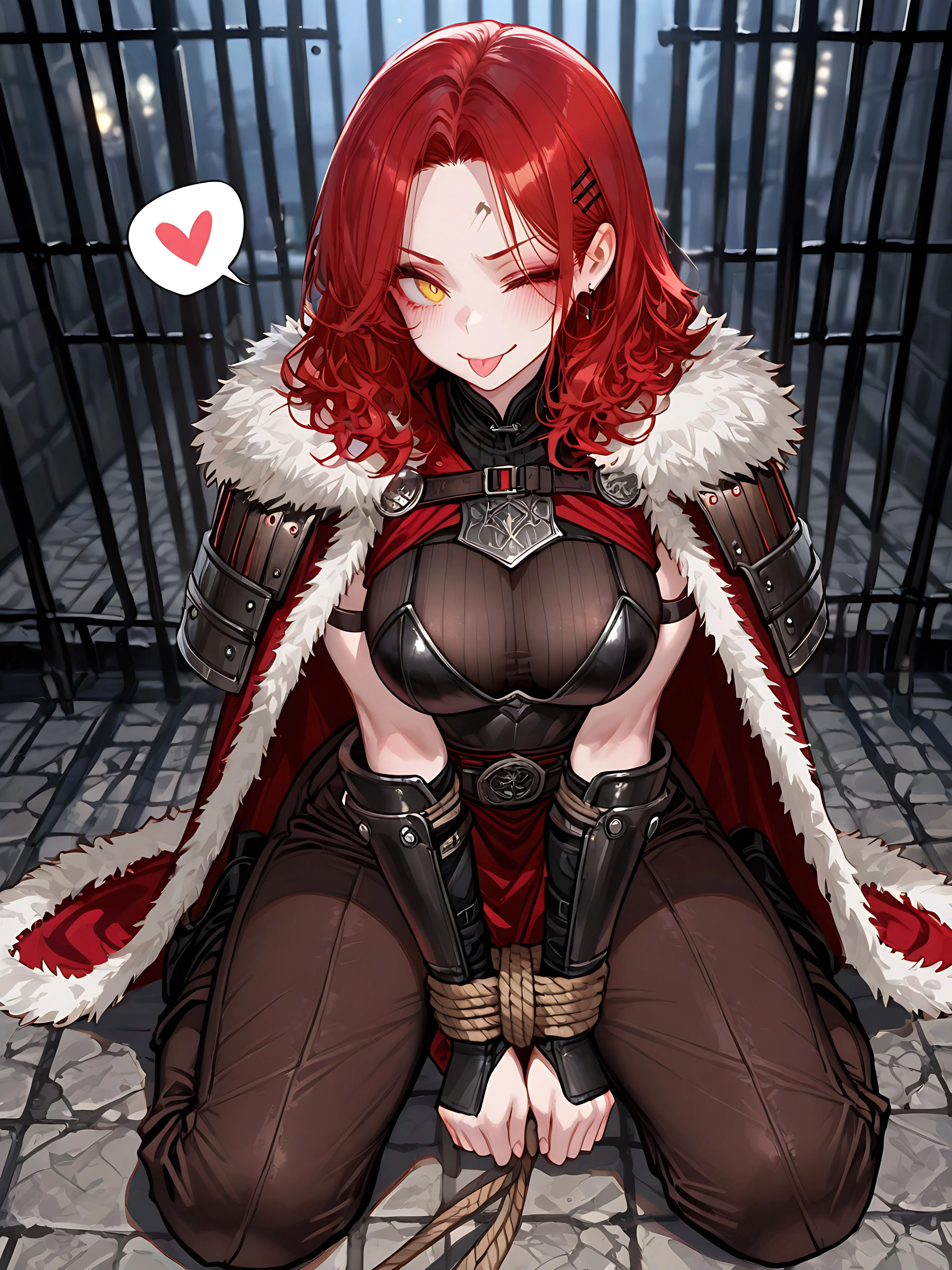 Nia1의 일부러 잡힌 여전사