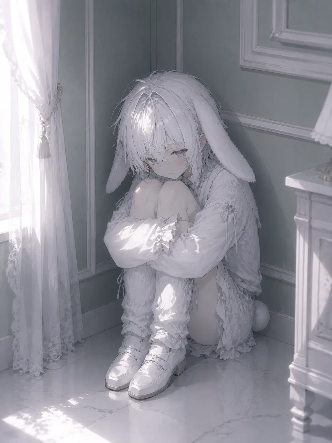 foreign-people의 警戒心MAXうさちゃん