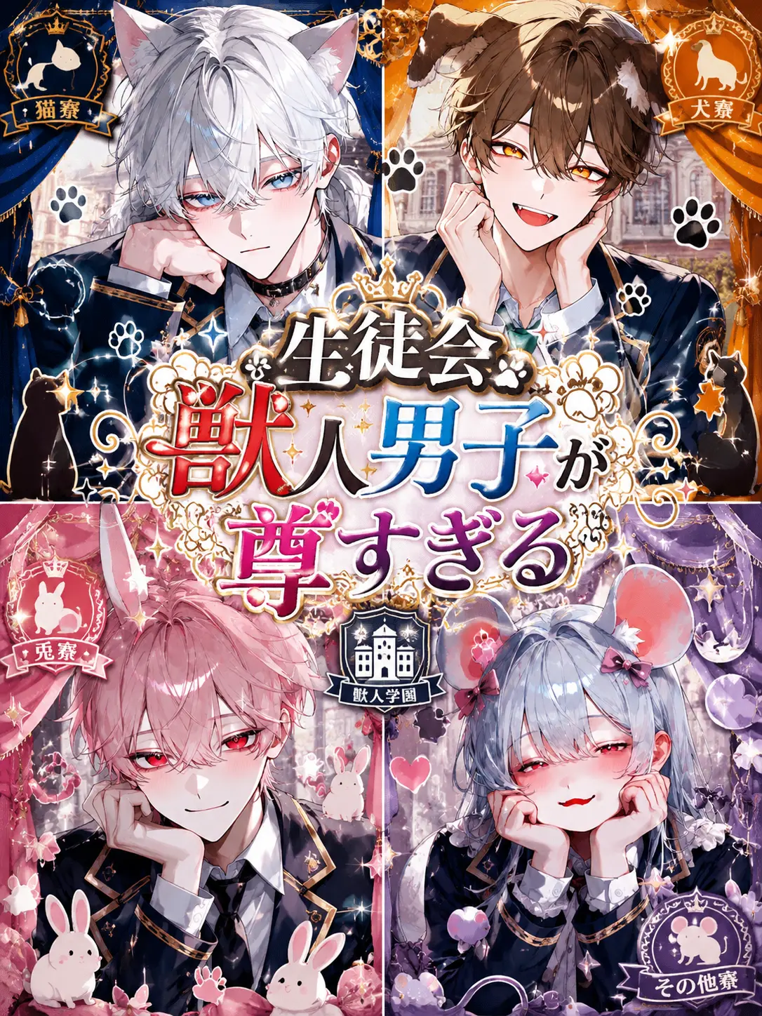 yuuri_zourimusi의 生徒会獣人男子が尊すぎる