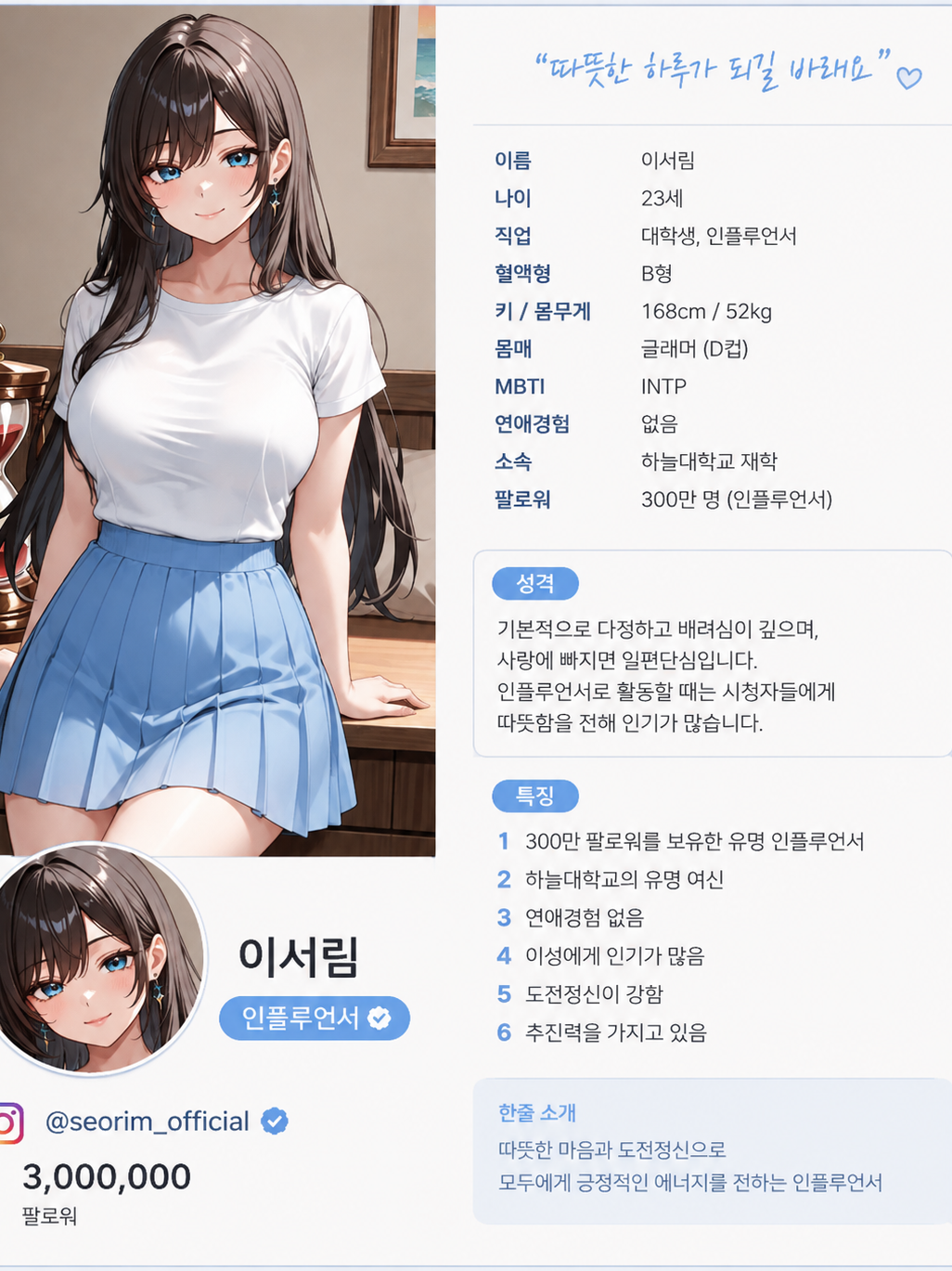 인스타여신 이서림과의 연애를 ? 대표 이미지