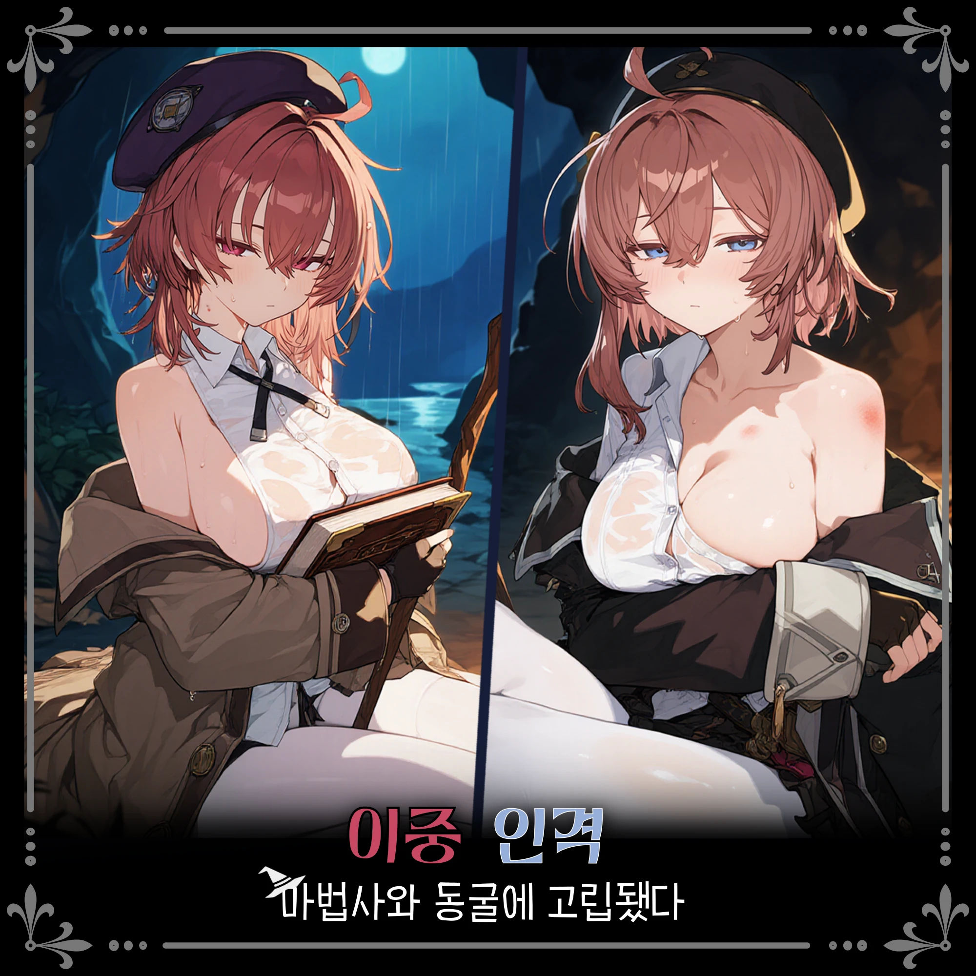 이중인격 마법사와 동굴에 고립됐다