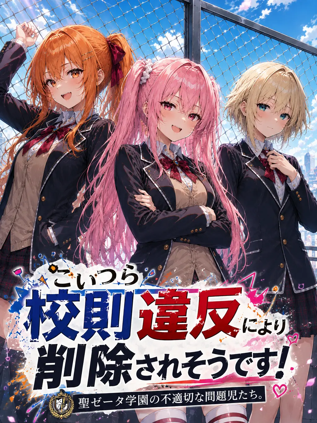 Ady6664의 こいつら校則違反により削除されそうです！