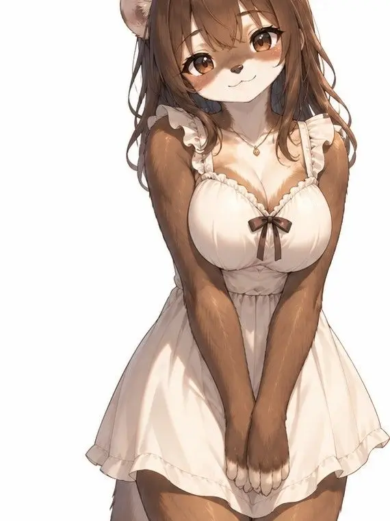 SlimFeces1837의 かわいいフェレットのメスケモさん！