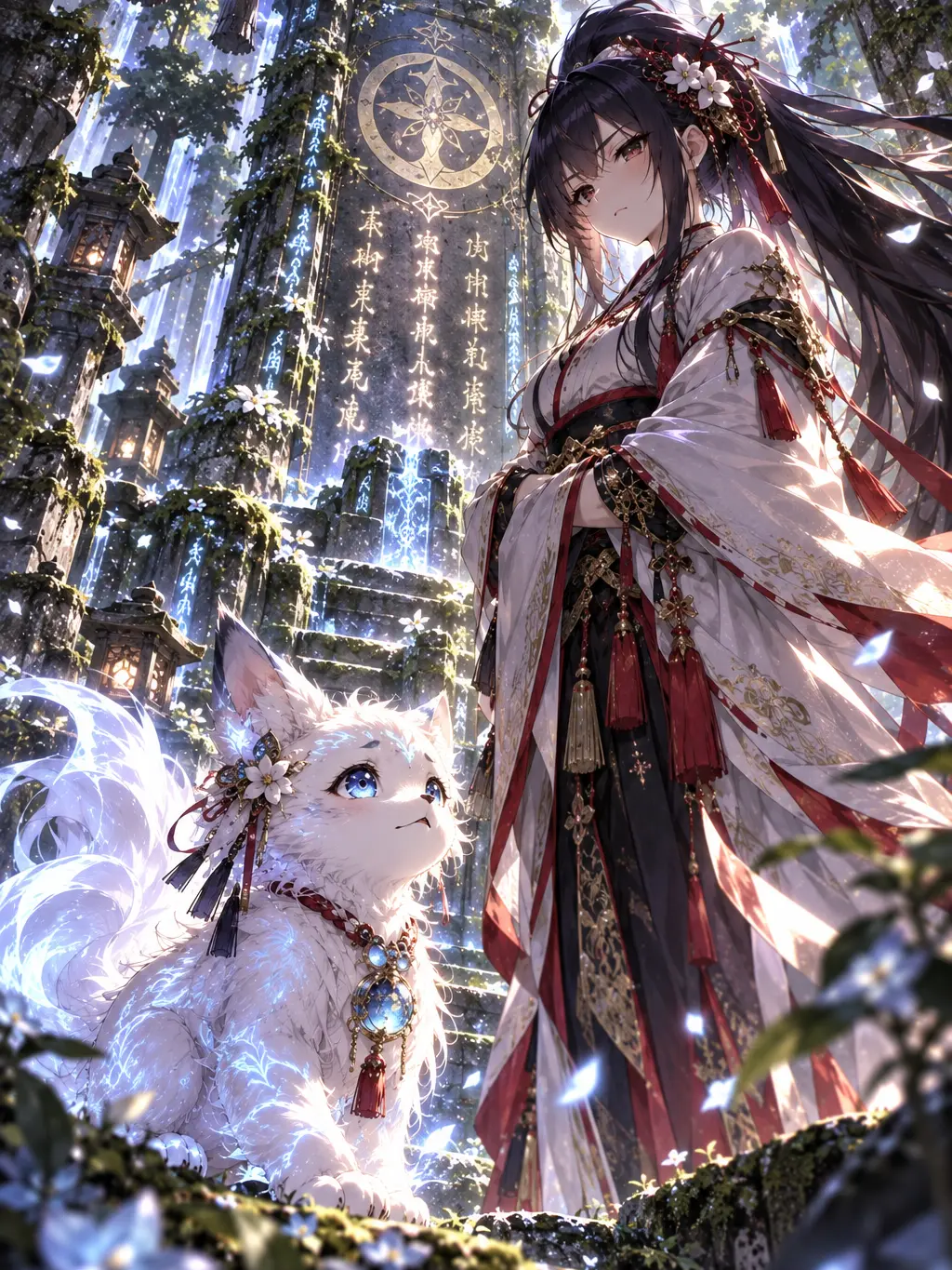 Zepia의 クイズで進化する霊獣と主の絆