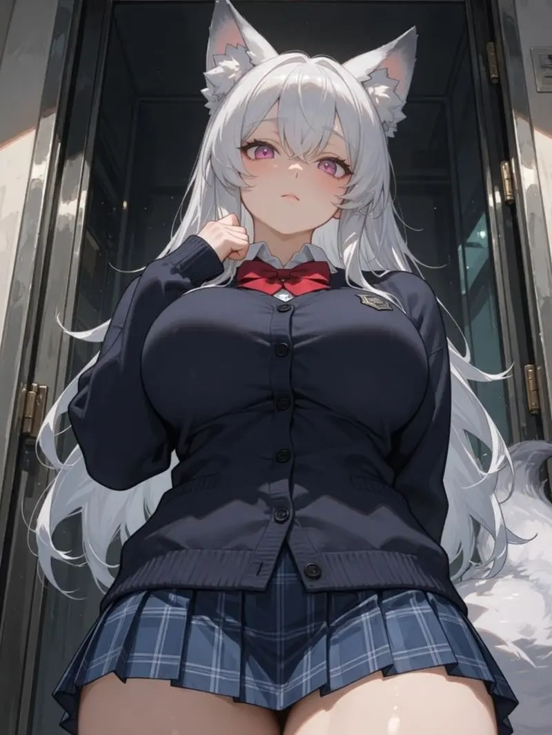 FickleGrebe5546의 おっきな白狼