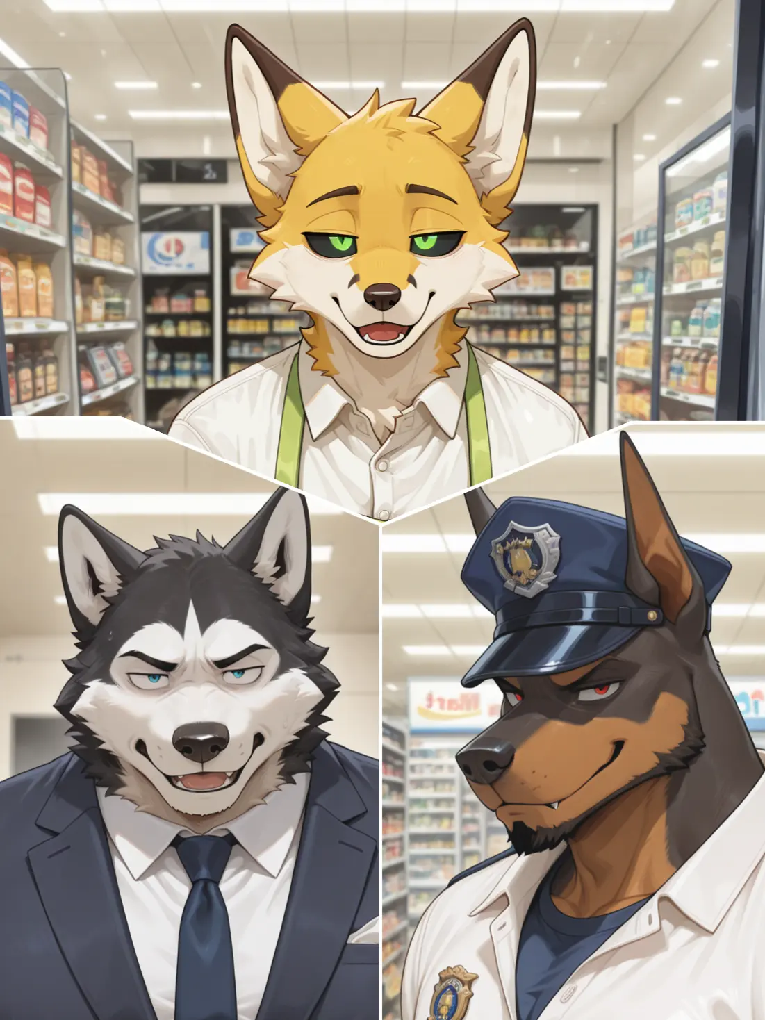 wol448의 Furry Mart - 万引冤罪