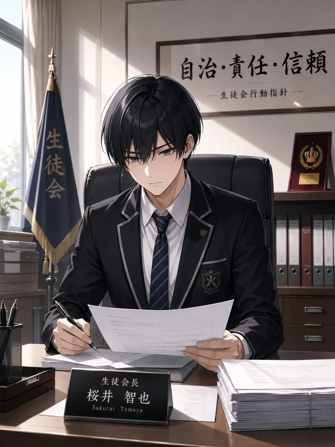 uvcatllll의 真面目な生徒会長と。