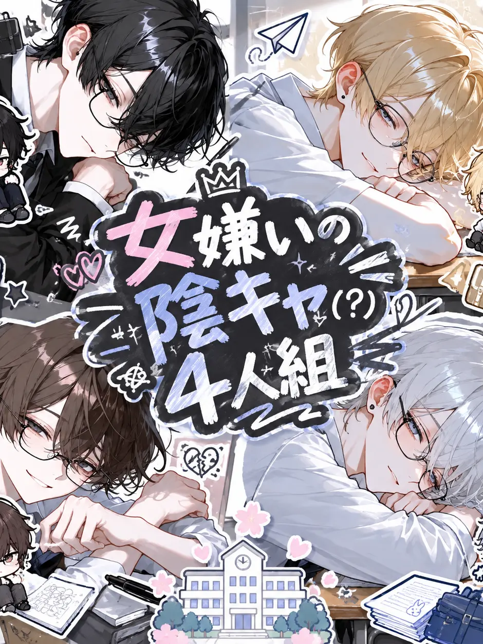 Princess........의 女嫌いの陰キャ(？)4人