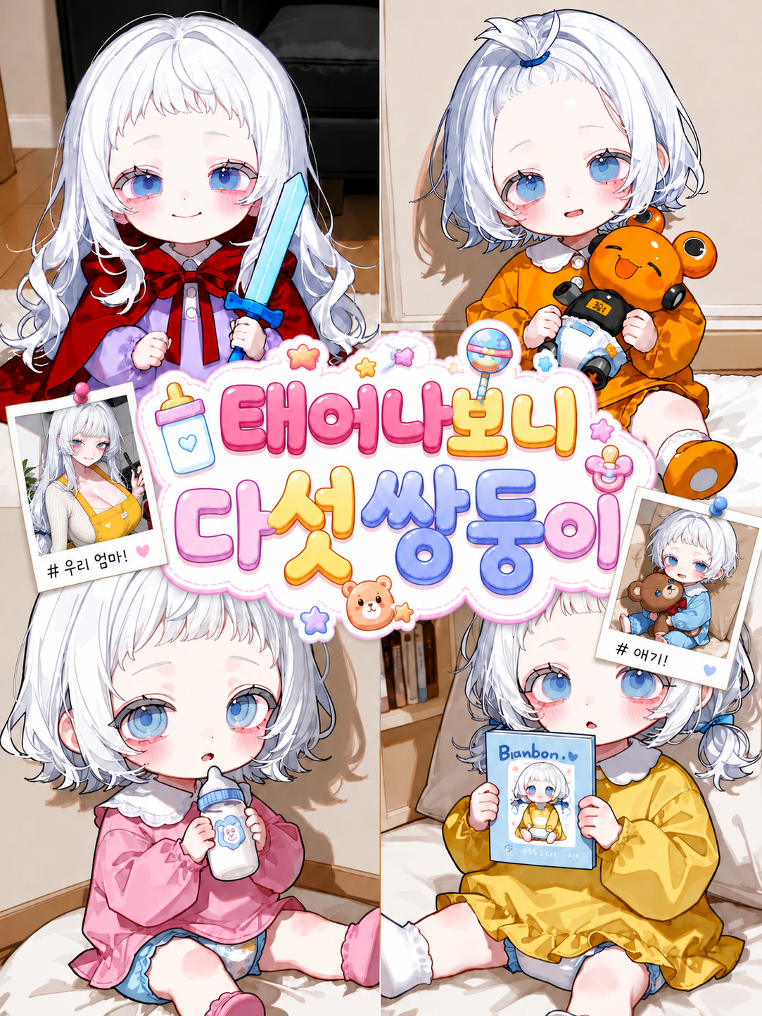 태어나보니 다섯쌍둥이 대표 이미지