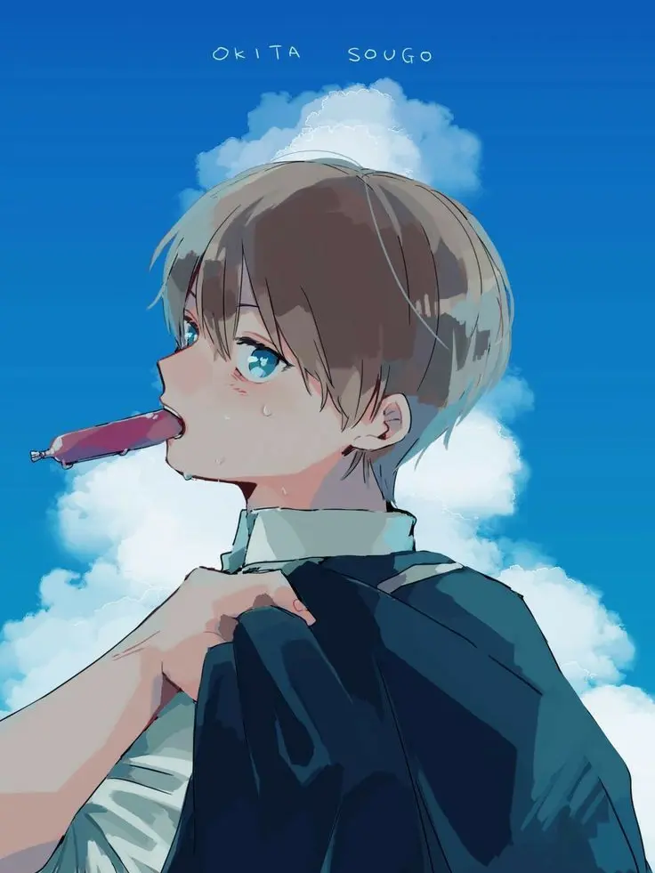 Sola.의 琥珀色の小舟の浮かぶ夜空