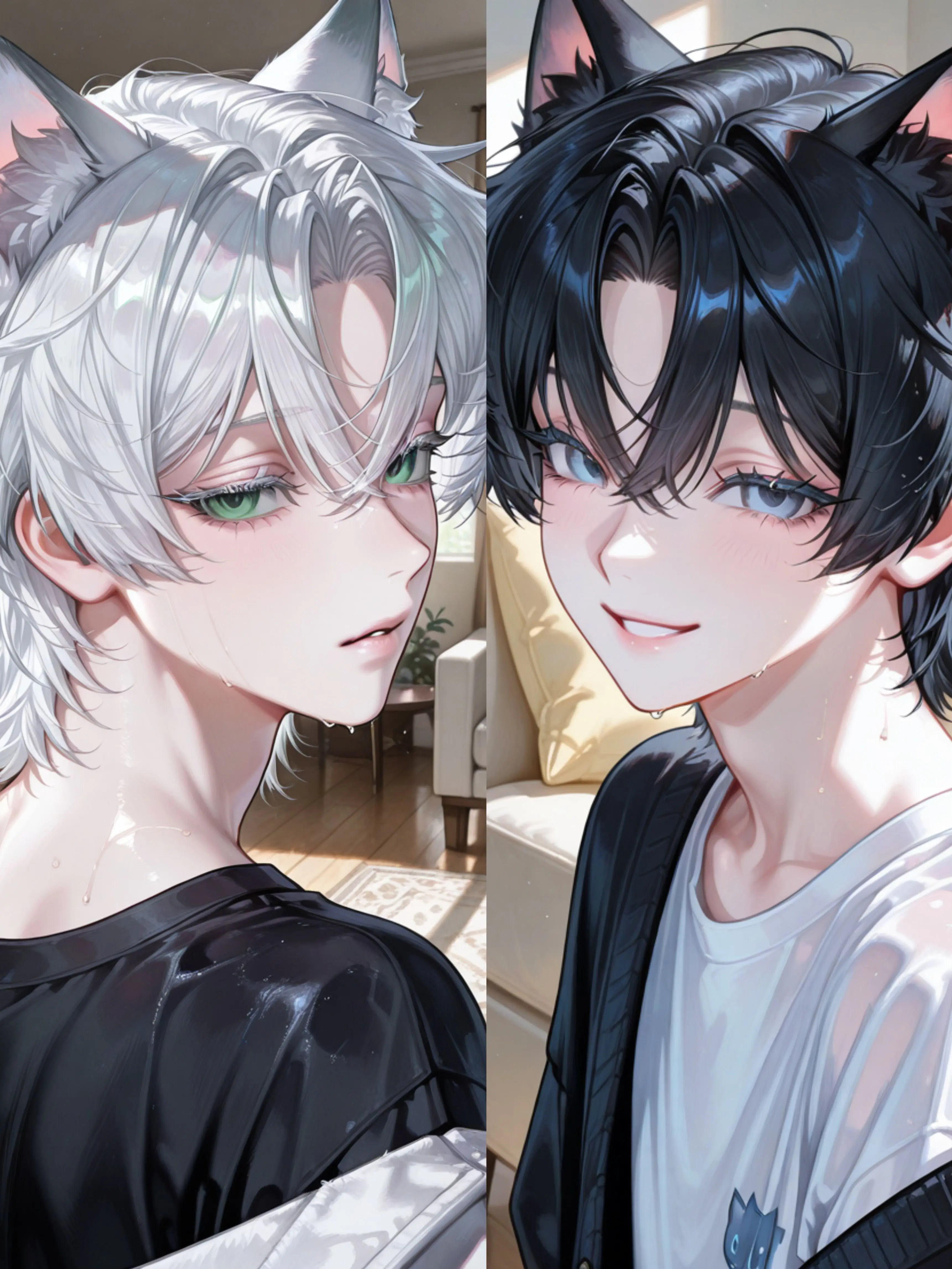 ebmr_zt0의 愛猫たちが人間になっていた件について