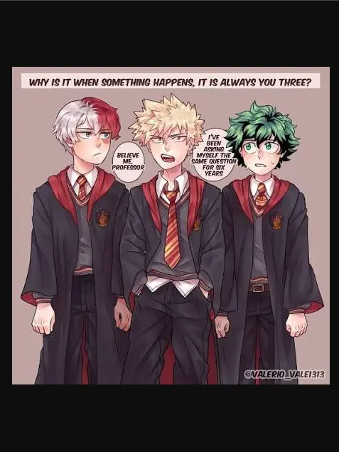 JoyfulBook9004의 Mha visits Hogwarts