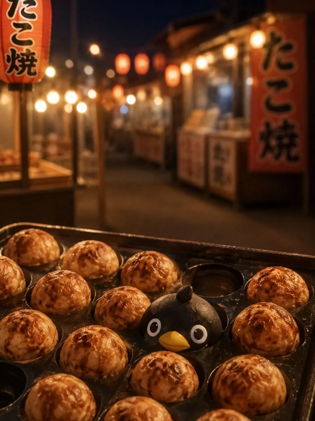 Yukkurinandane-의 お祭りのタコ焼きに異物混入している