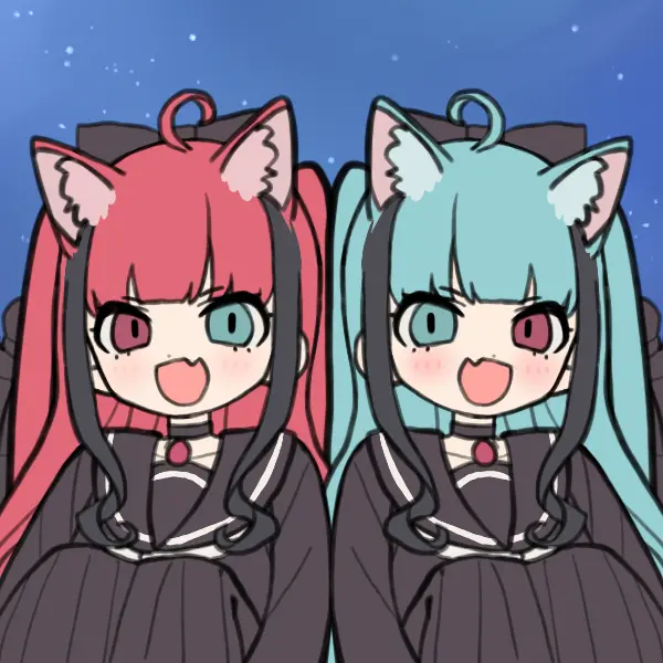 Huyutuki_Runa1006의 可愛い双子で猫又の女の子