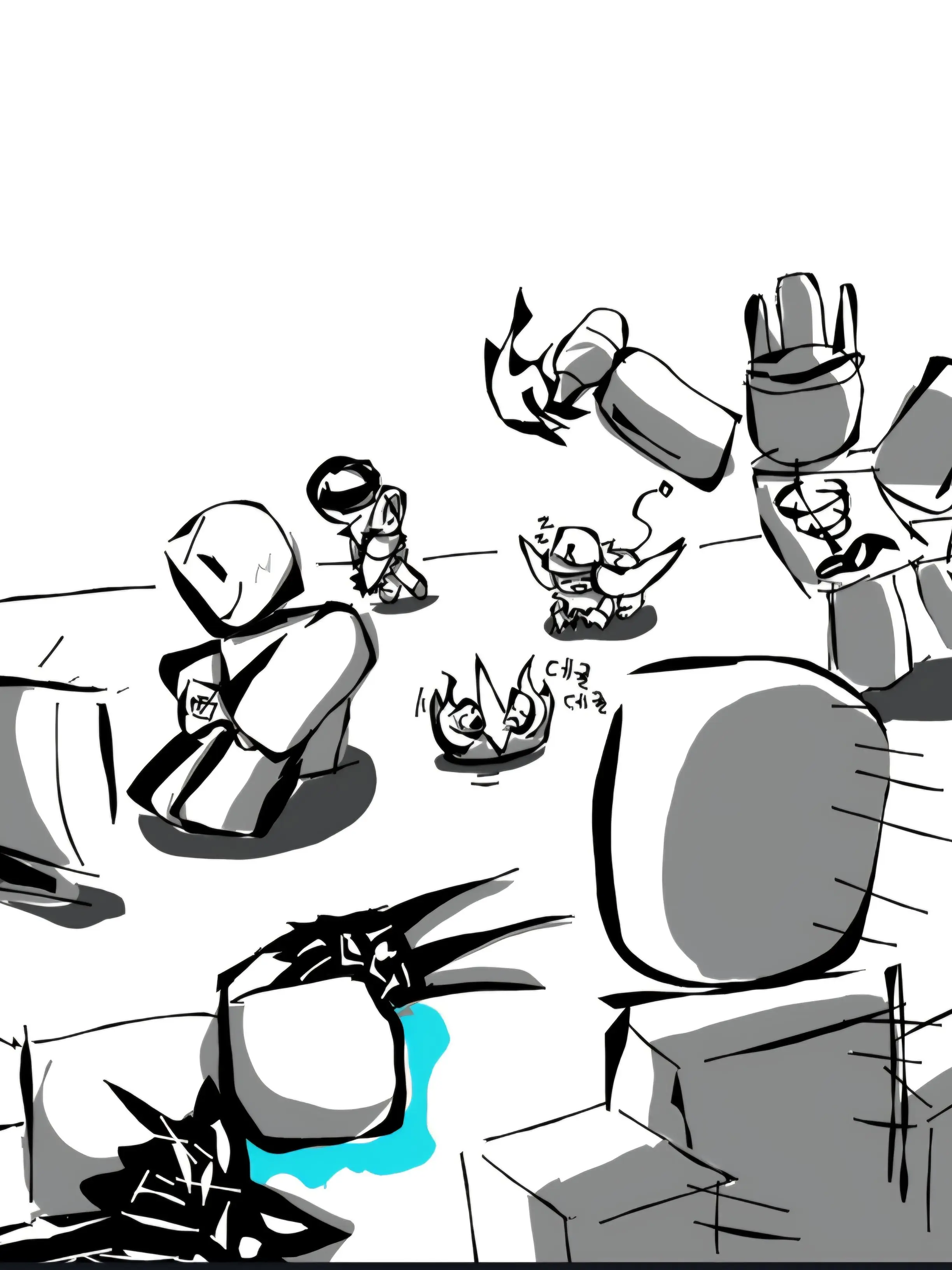 Entangling의 술 퍼먹은 킬러들