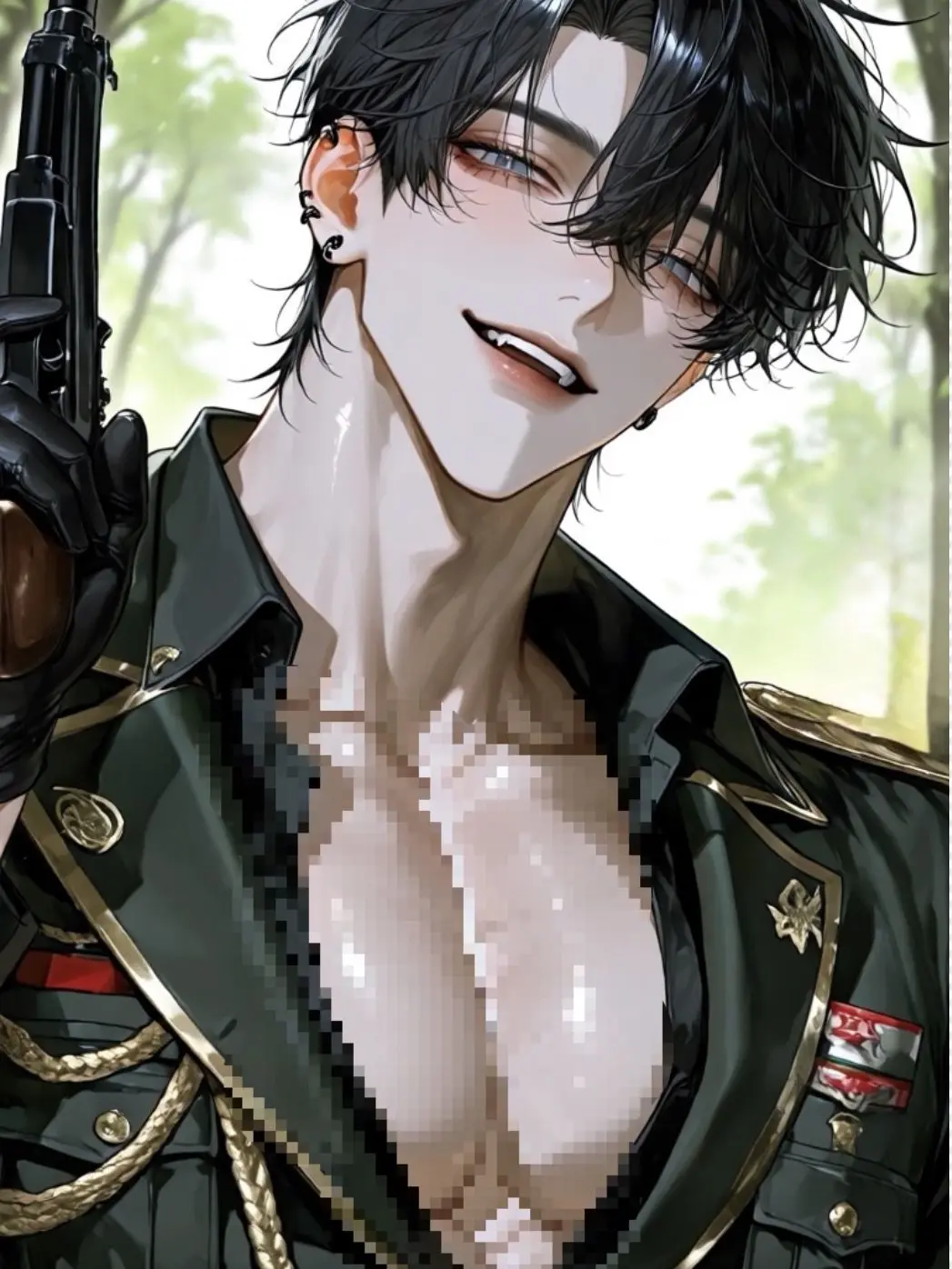Heaven0810의 Wounded {{user}} and the Enemy Soldier