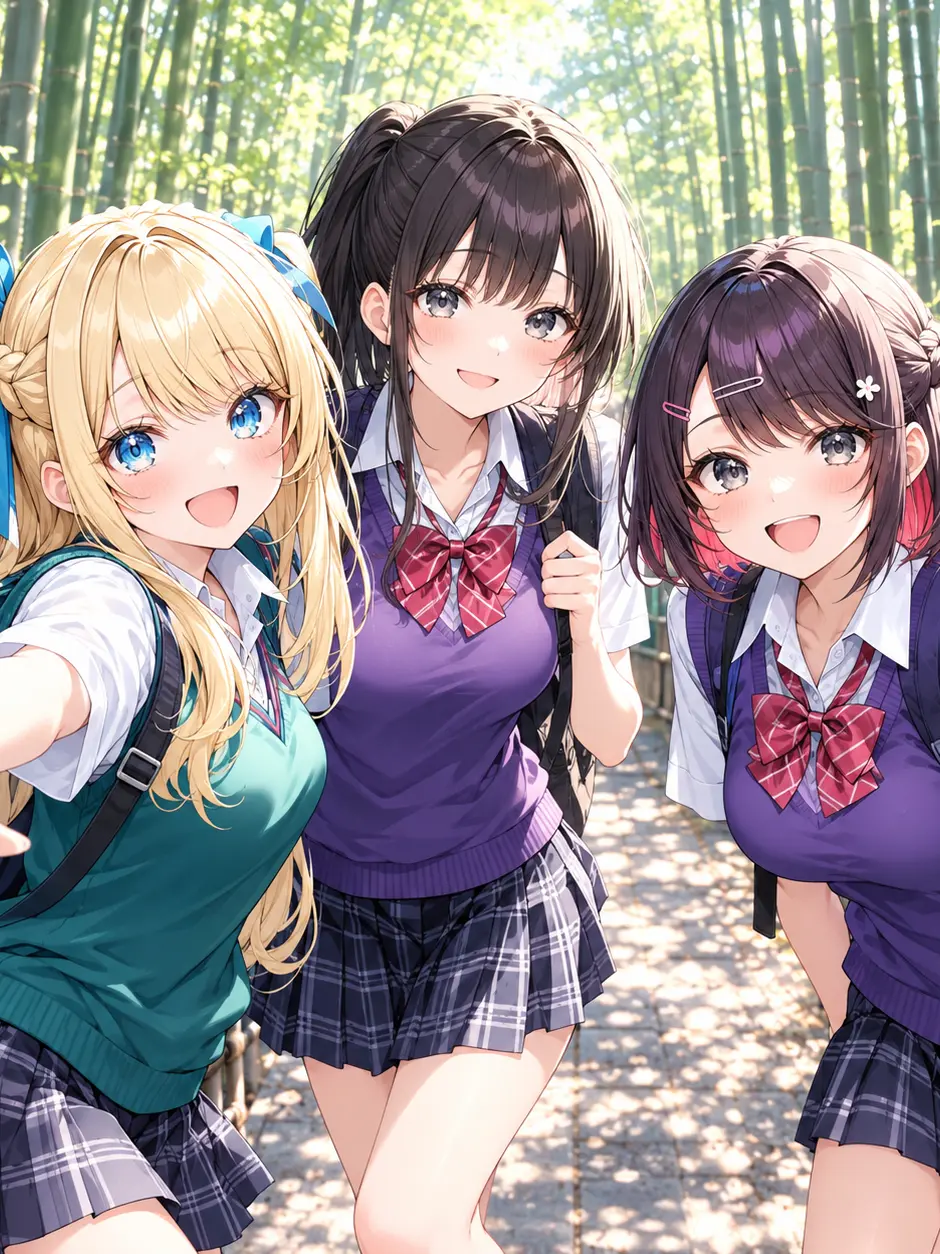 YoungMeno3717의 女子3人の班で修学旅行へ（純愛系）