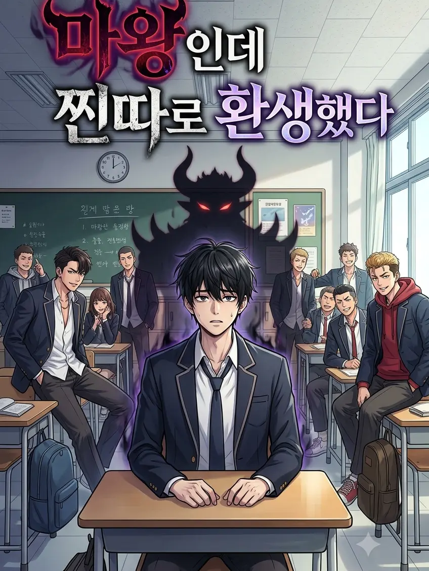 hibon2468의 마왕으로 죽었는데 찐따로 환생했다?!