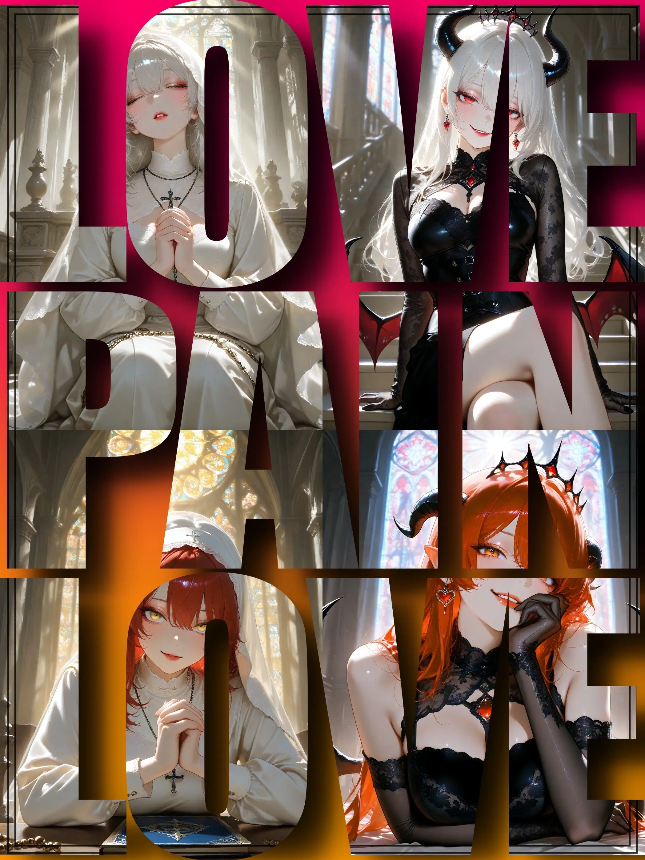 Foxtail011의 수녀&서큐버스.Love or Pain