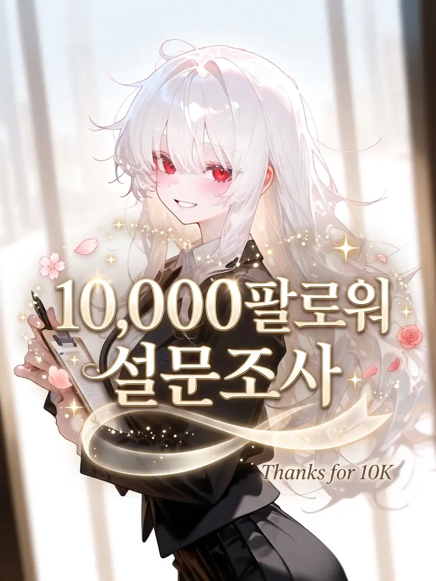 Winter10의 10,000팔로워 기념 설문조사.