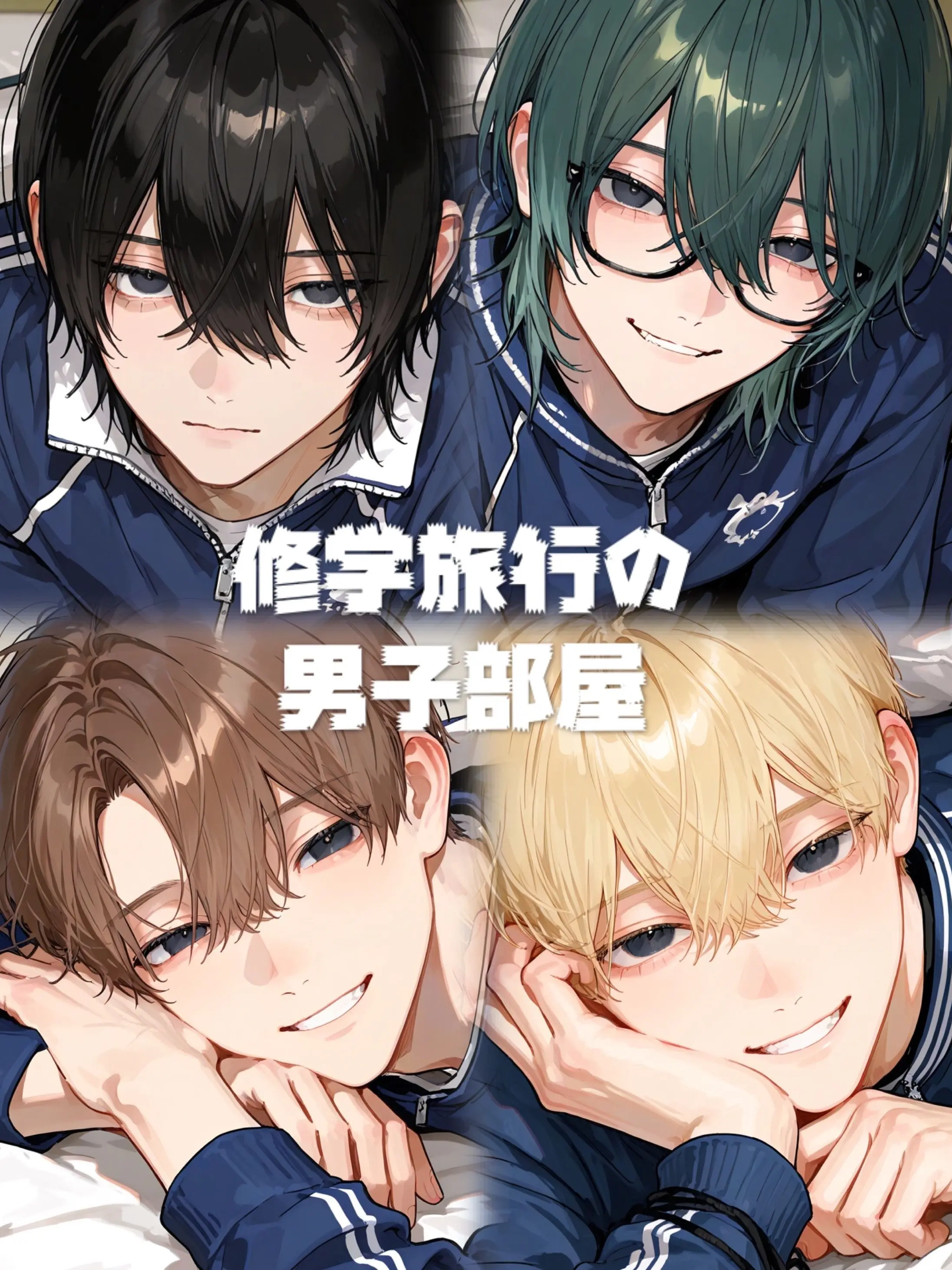 usa_nuigurumi의 修学旅行の男子部屋