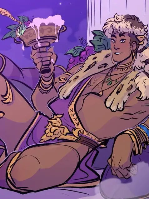 Sub.missive.의 Greek god Dionysus - neal illustrator's