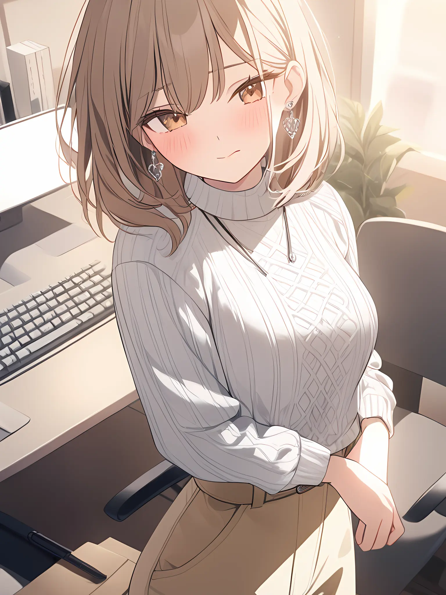 MereStock9811의 여자들 사이, 회사 안에서