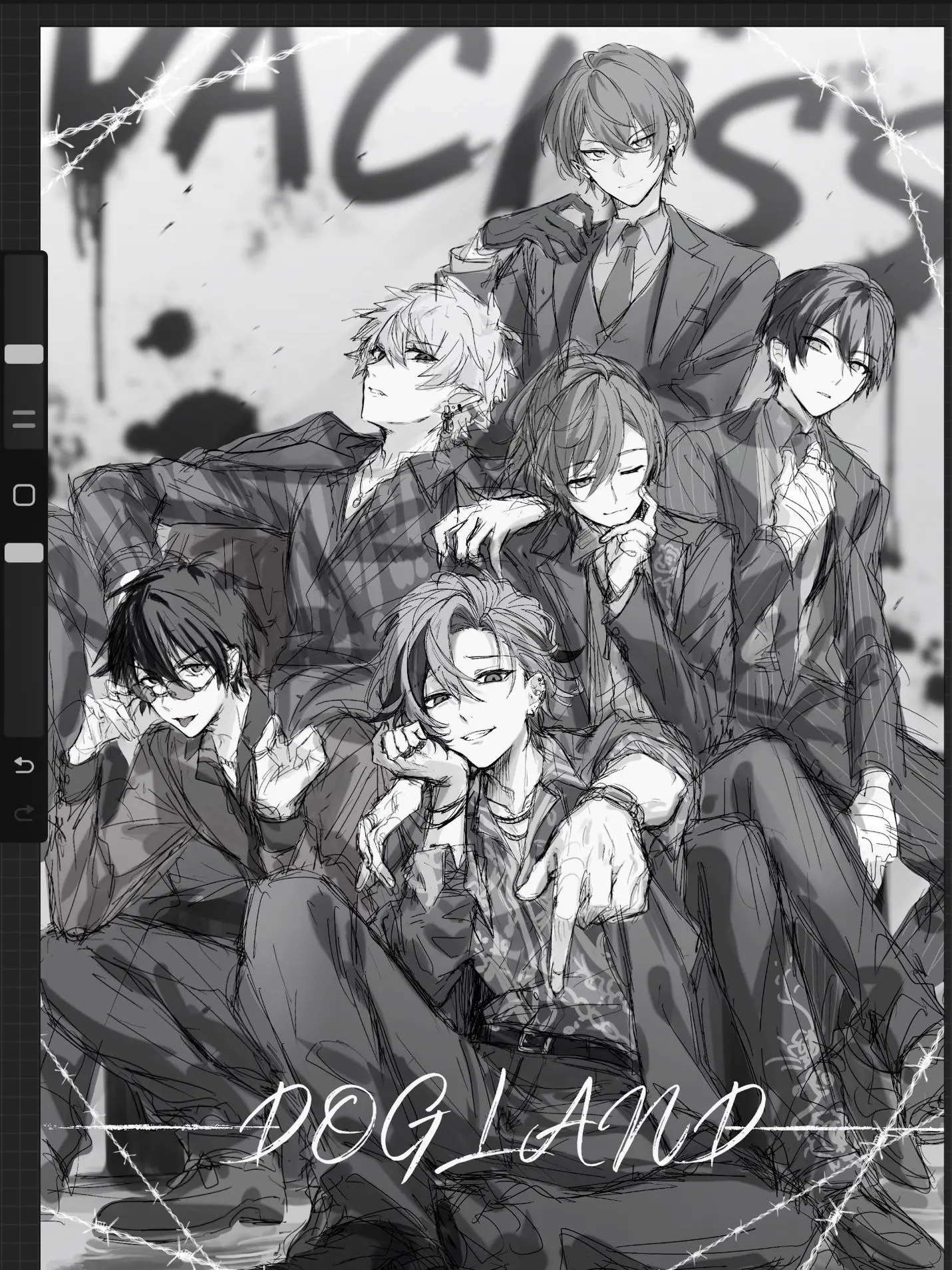 Asinaga-zaru의 裏社会と表社会の境目。