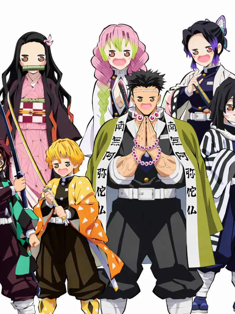 RottenWagon9930의 귀살대 주+늑대+탄지로일행